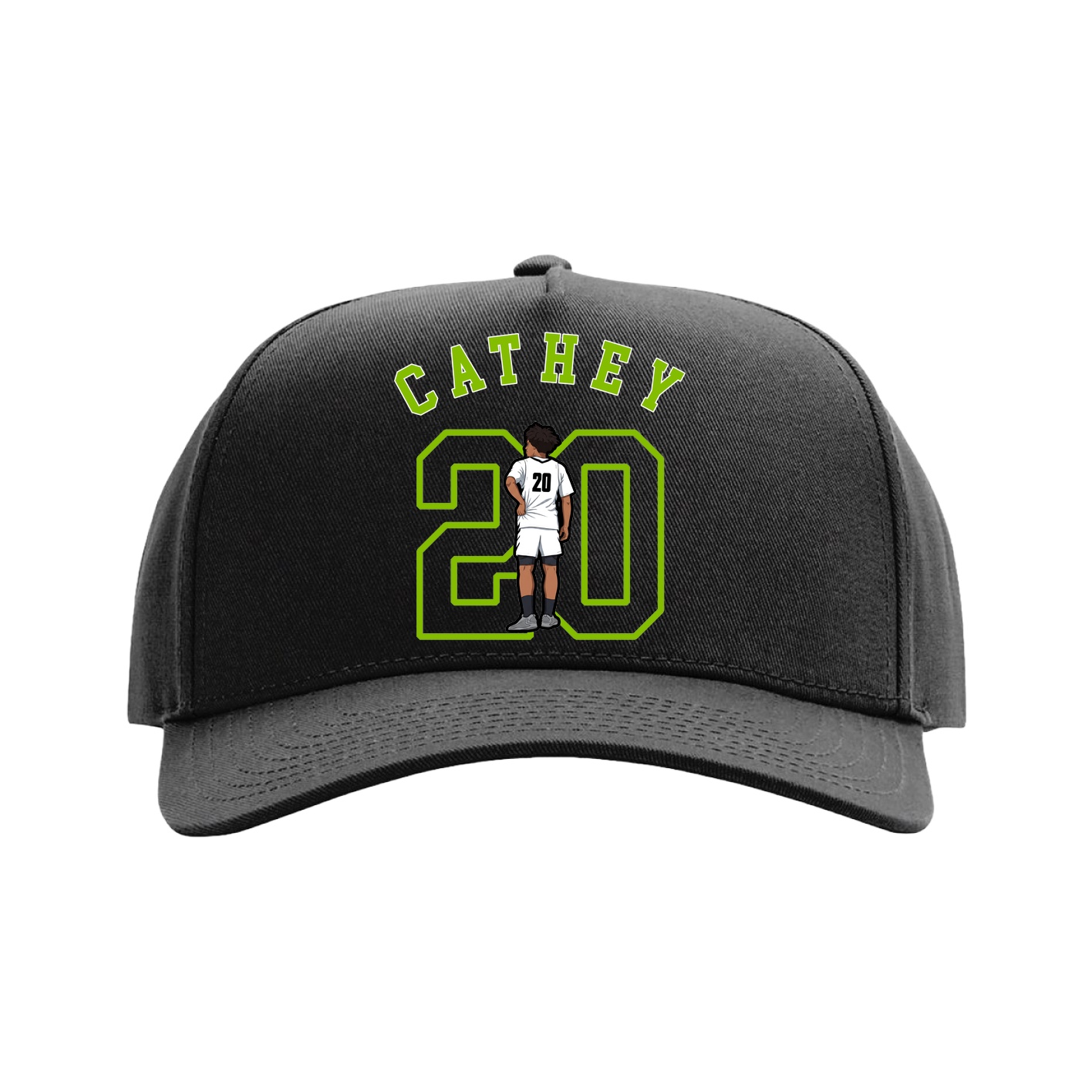 Full Fabric Five-Panel Champ Cap