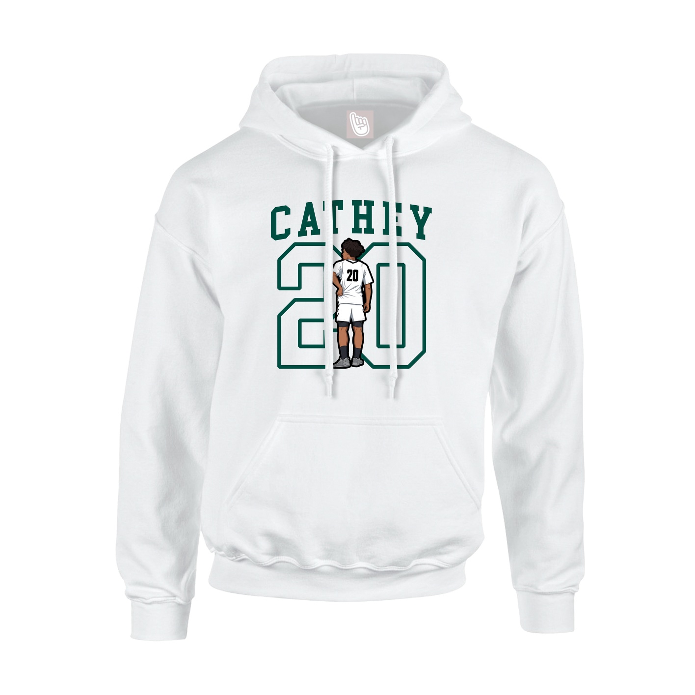 Youth Hoodie — Shirsey in White