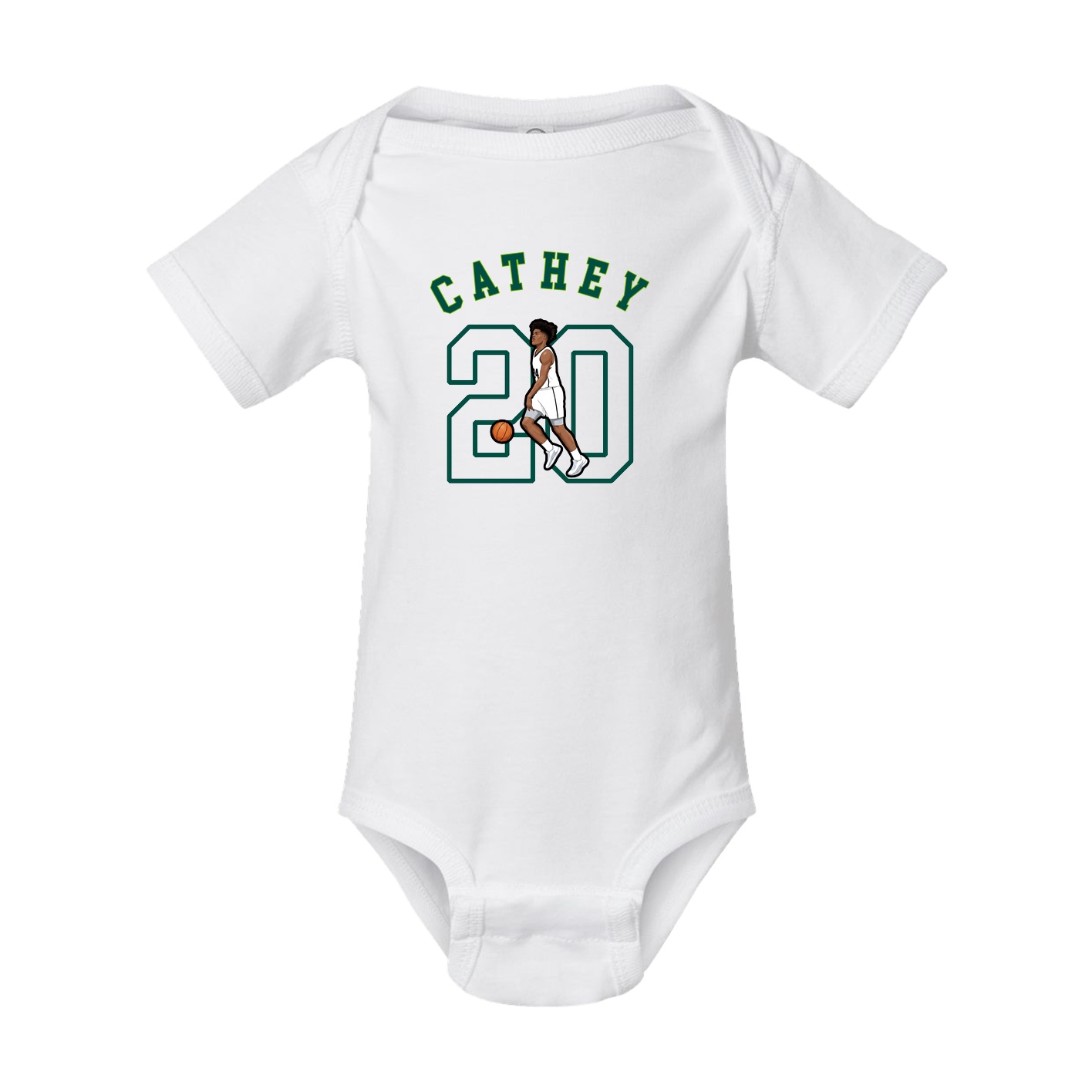 Baby Onesie — Shirsey Arch in White