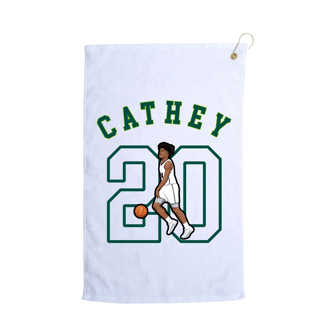 Golf Towel — Shirsey Arch in White