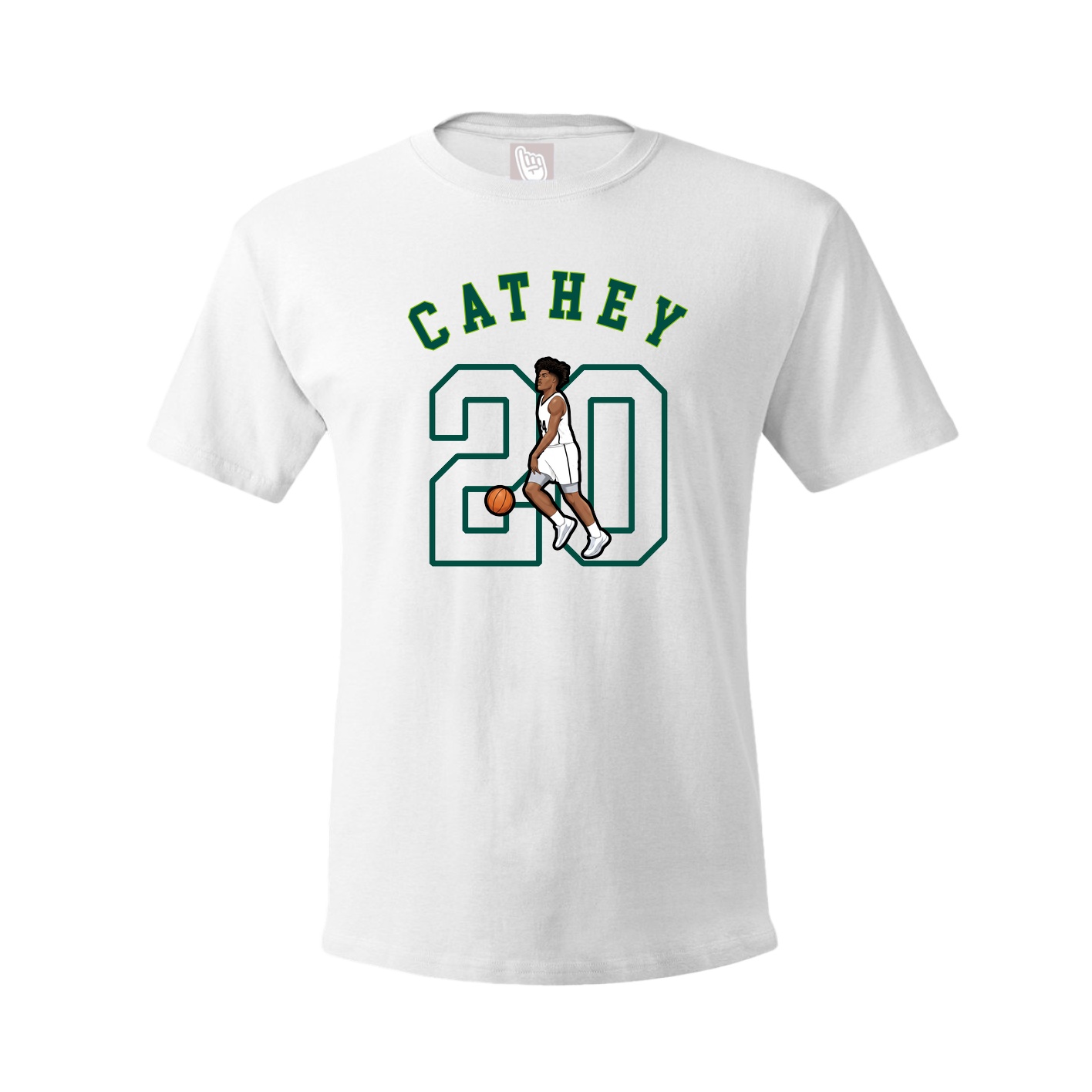 Youth Tee — Shirsey Arch in White