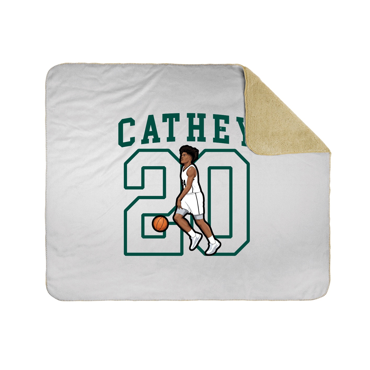 Throw Blanket — Shirsey in White