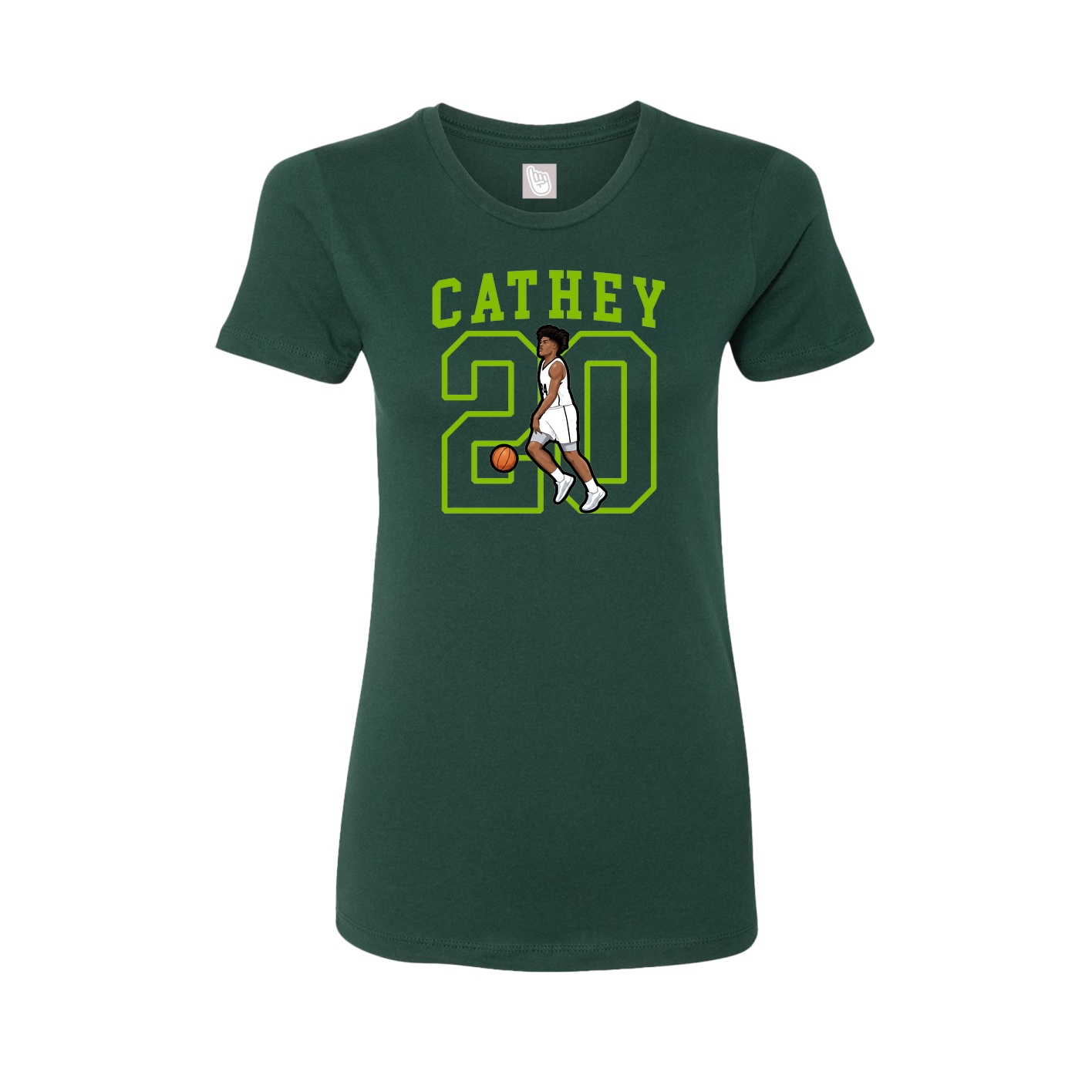 Fitted Women's Tee — Shirsey in Green