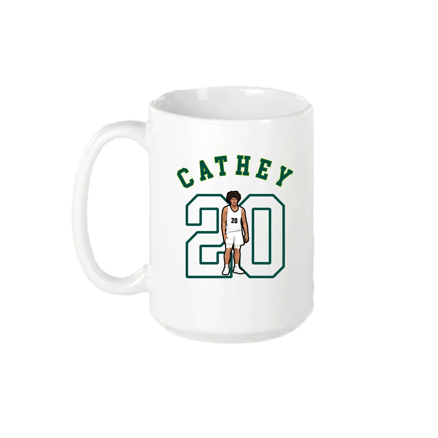 15oz Coffee Mug — Shirsey Arch in White