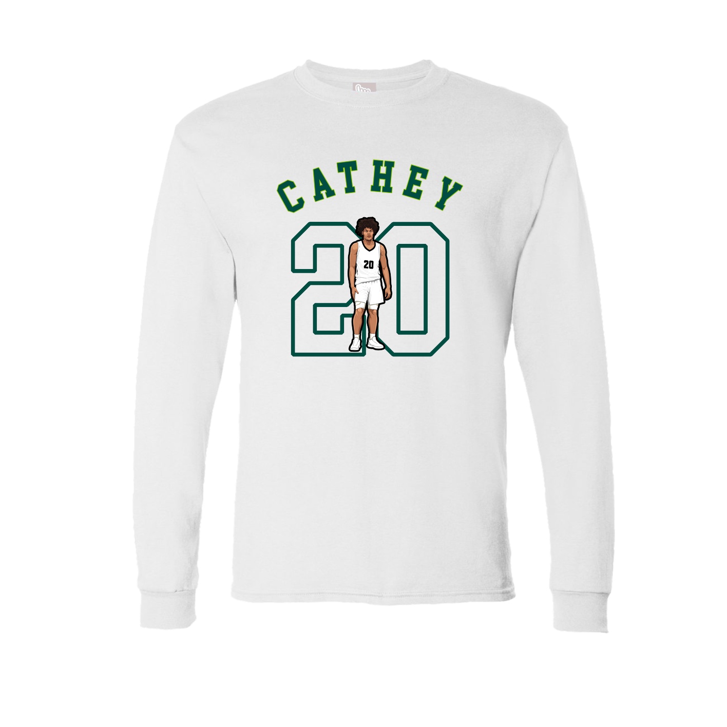 Long Sleeve Tee — Shirsey Arch in White