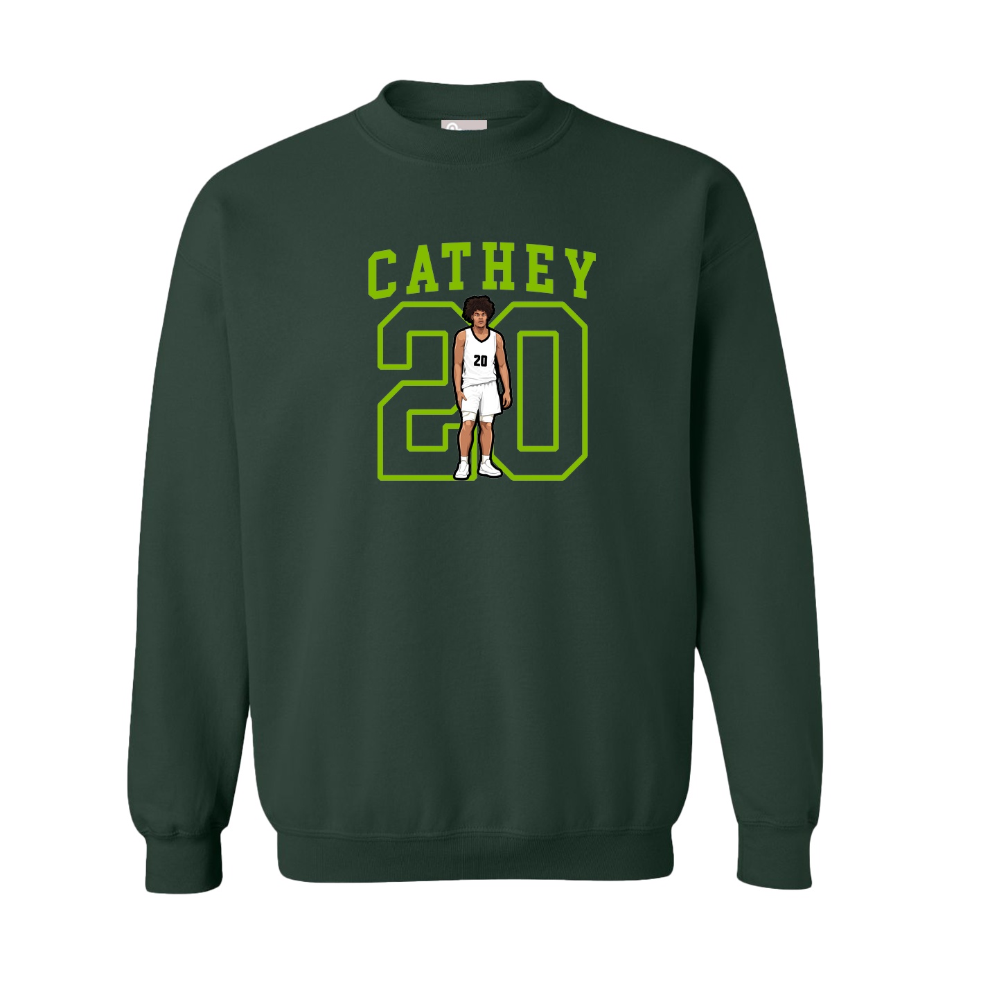 Fleece Crew — Shirsey in Green