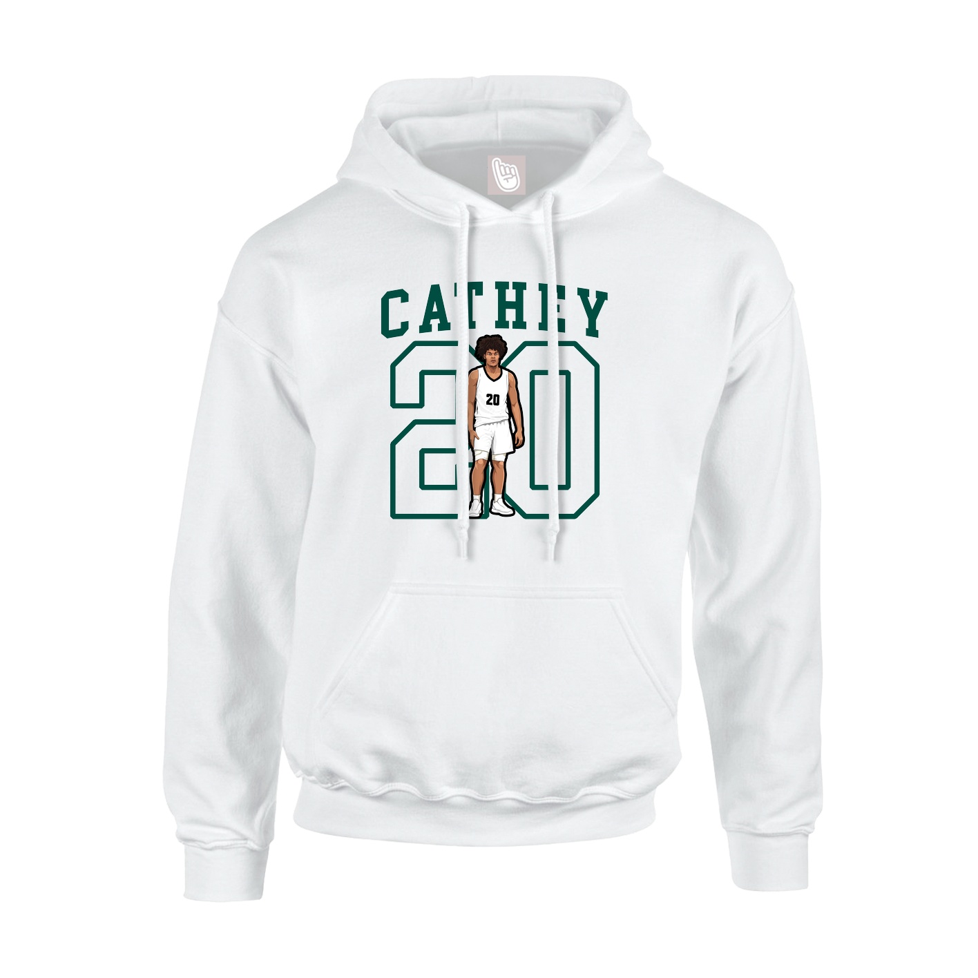 Youth Hoodie — Shirsey in White
