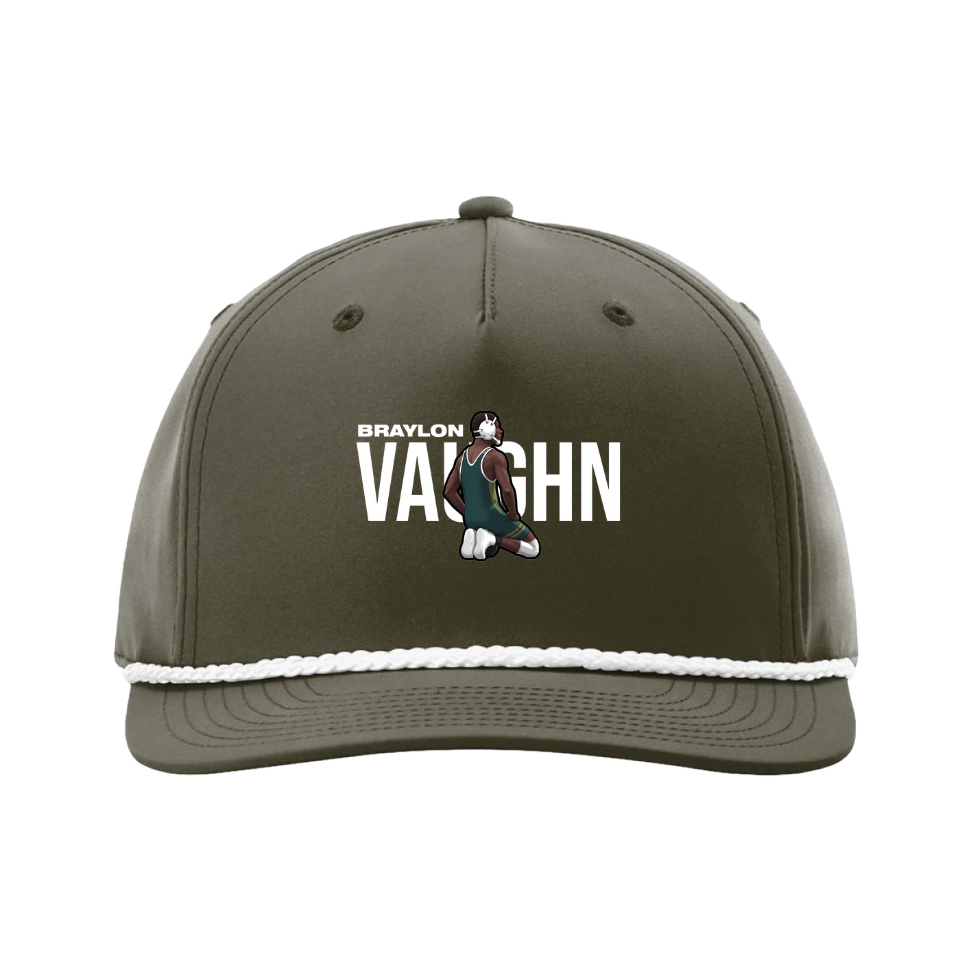 Five-Panel Classic Rope Cap — Player Name in Green