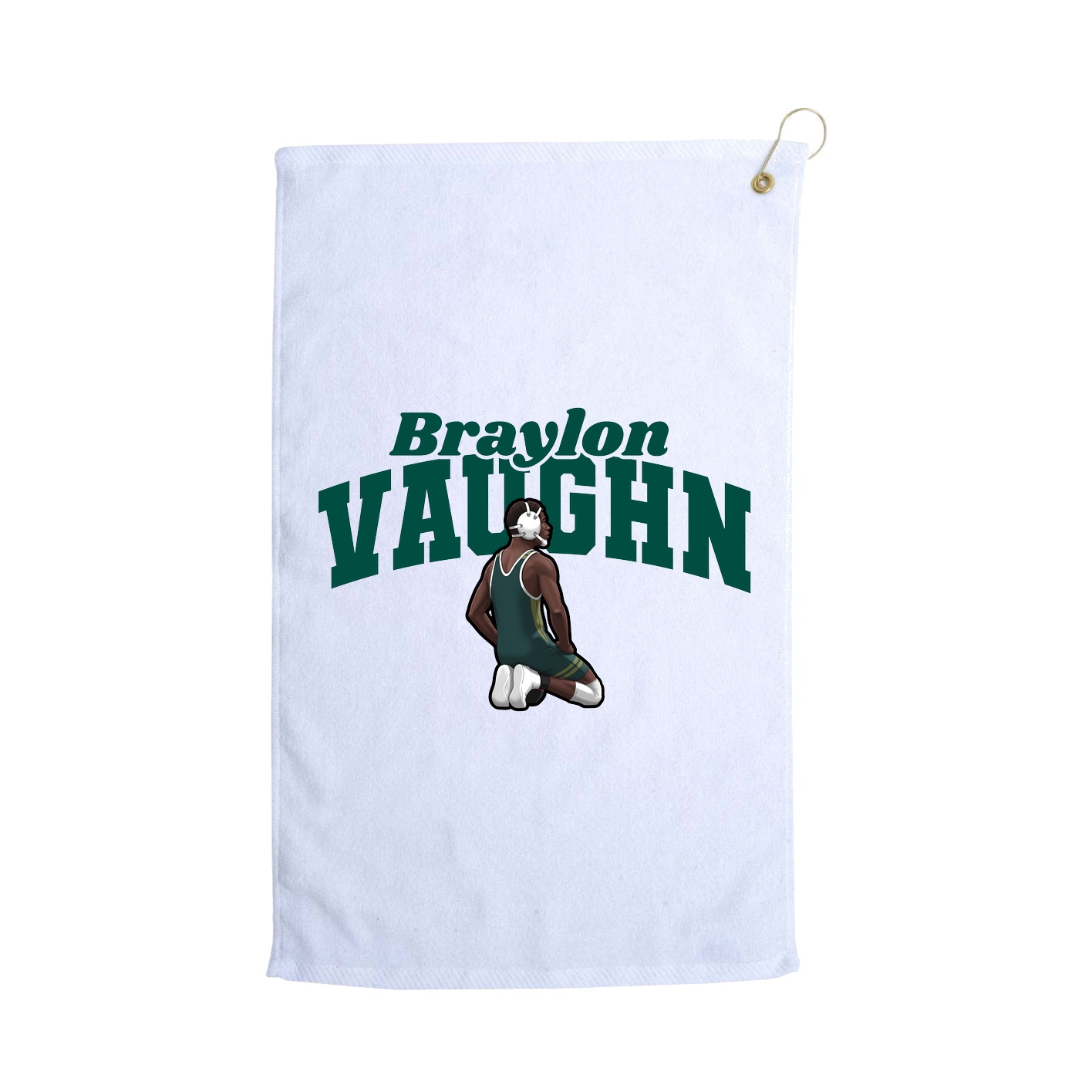 Golf Towel — Signature Arch in White