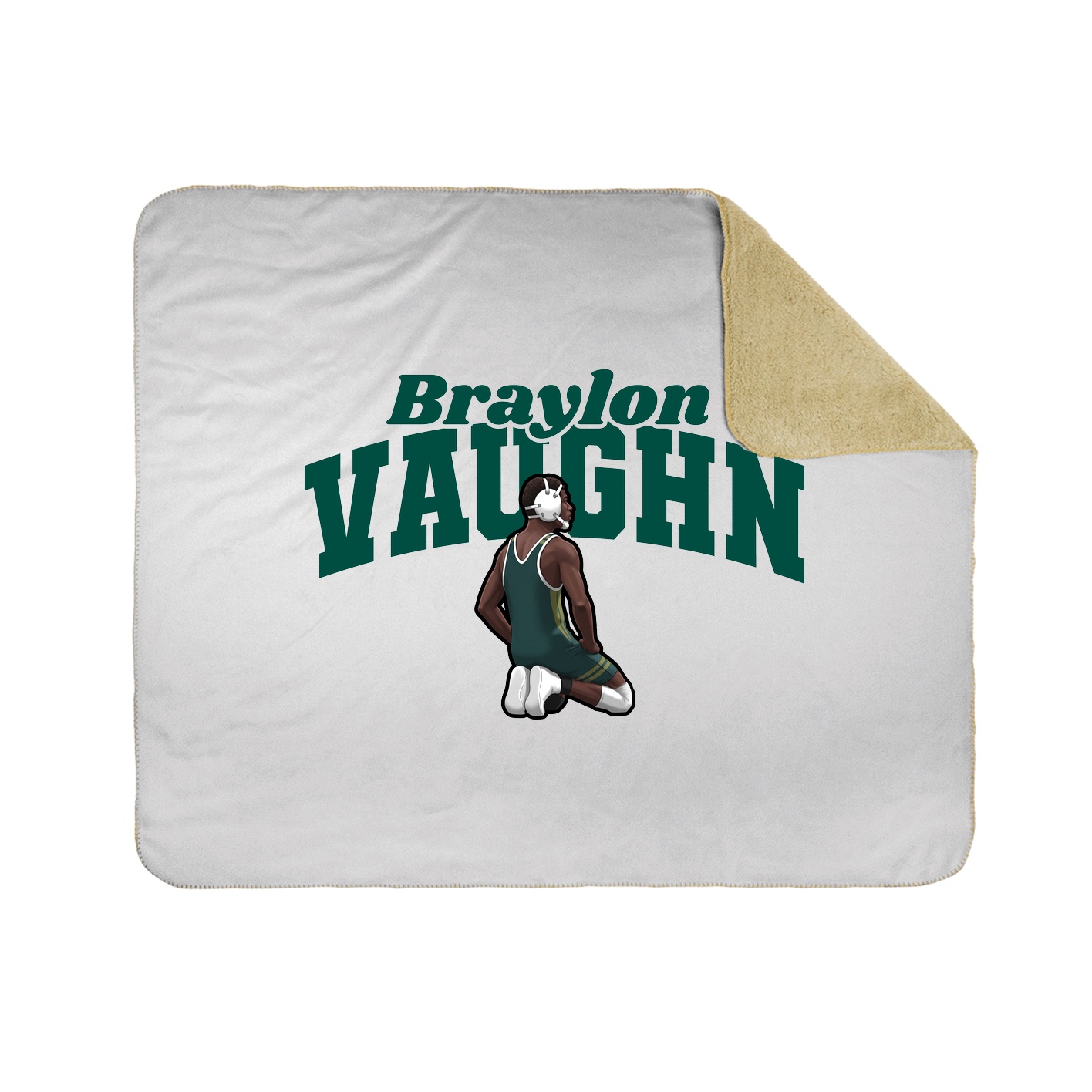 Throw Blanket — Signature Arch in White