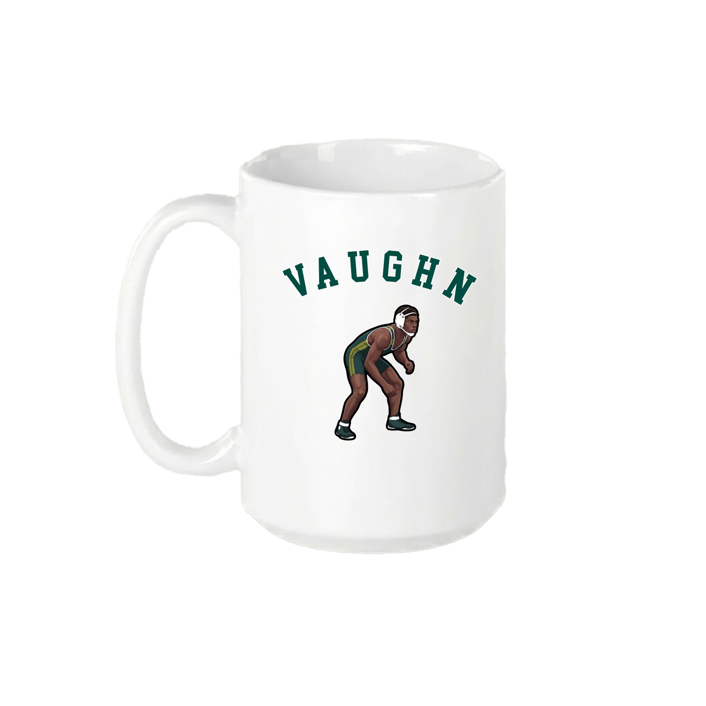 15oz Coffee Mug — Shirsey Arch in White