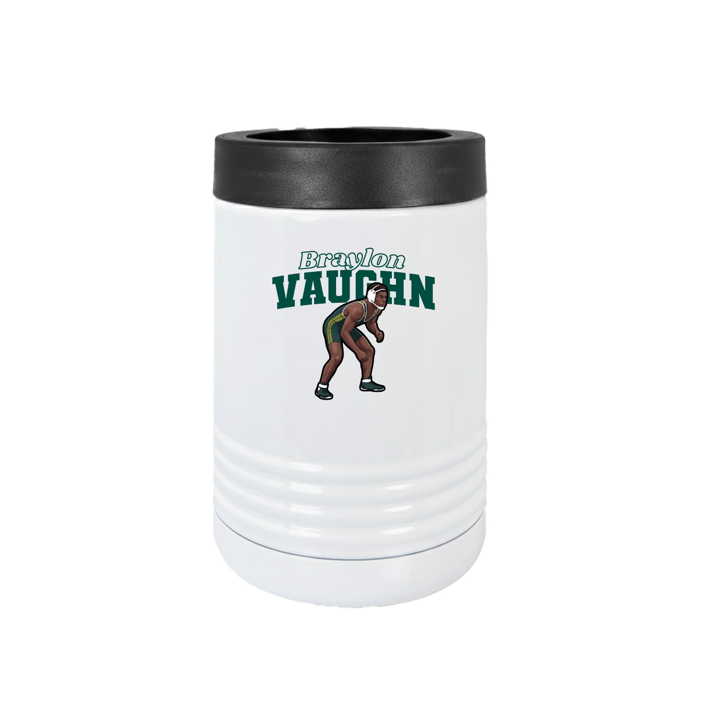 Beverage Holder — Name Arch in White
