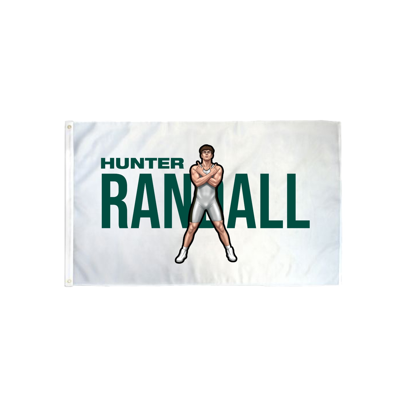 3x5 Flag — Player Name in Classic