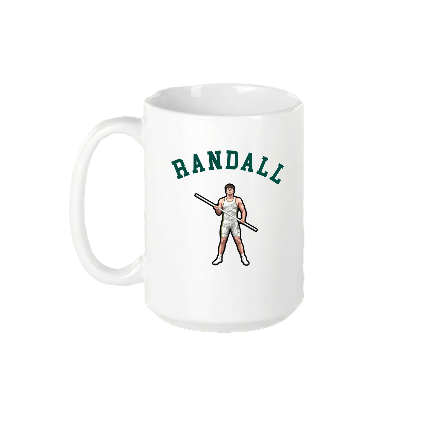 15oz Coffee Mug — Shirsey Arch in White