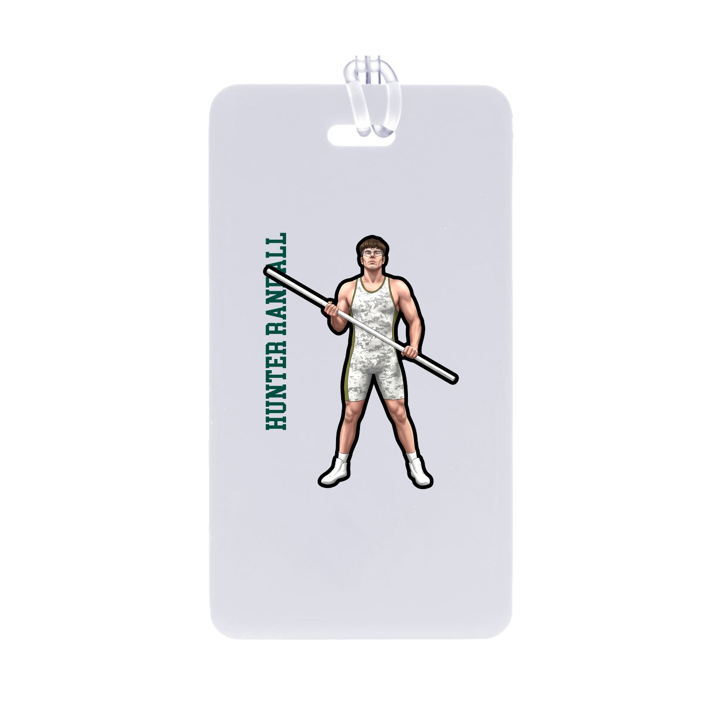 Bag Tag — Name Vertical in Classic