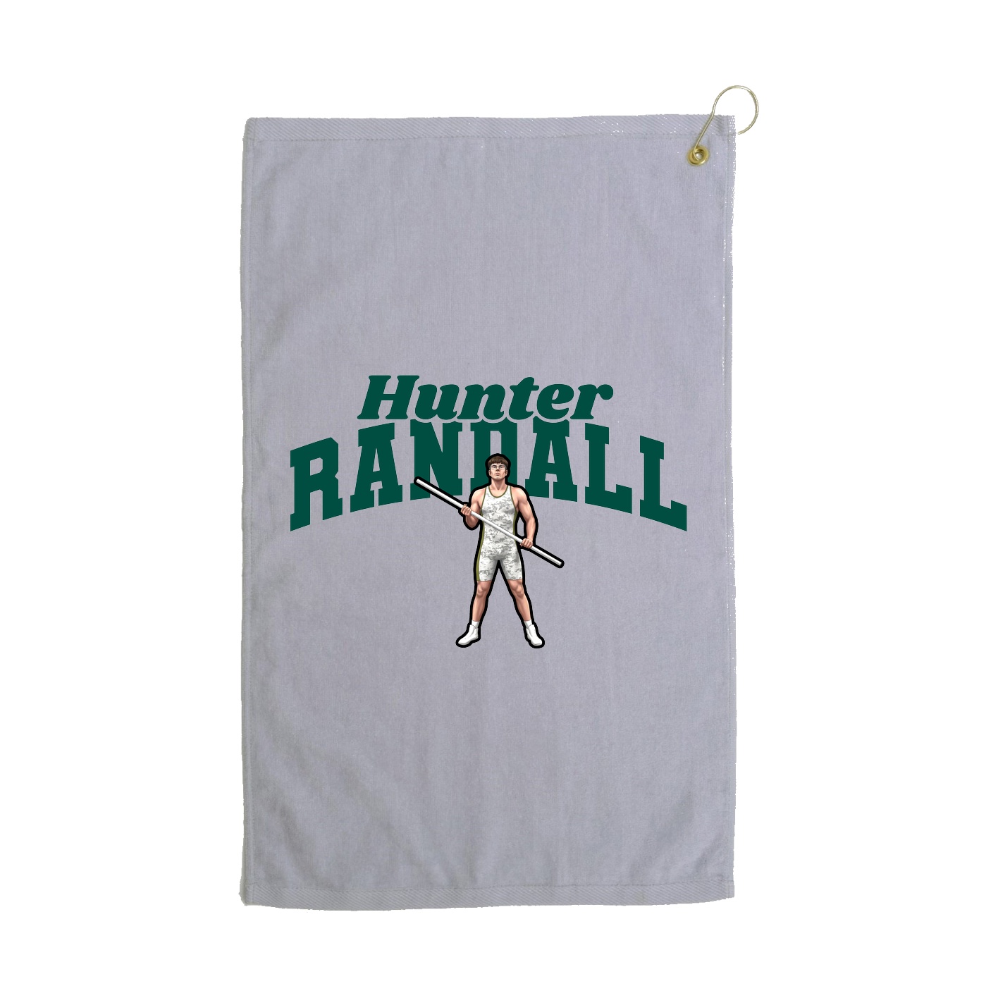 Golf Towel — Signature Arch in Grey
