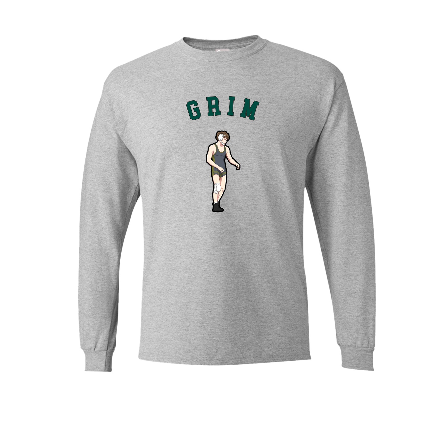 Long Sleeve Tee — Shirsey Arch in Grey