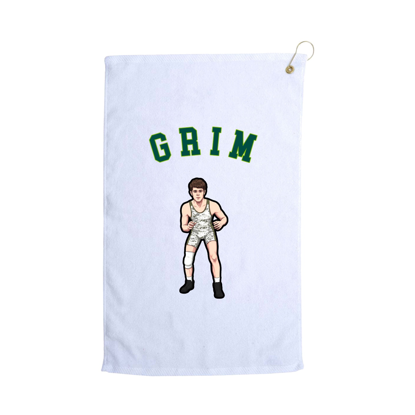 Golf Towel — Shirsey Arch in White