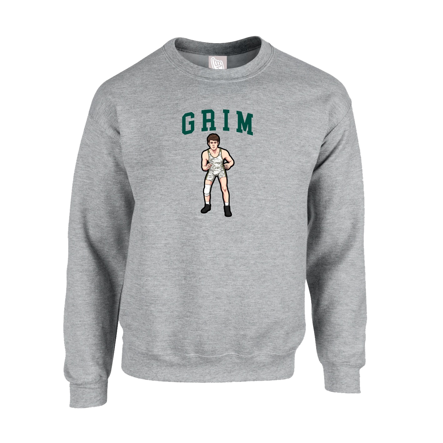 Fleece Crew — Shirsey in Grey