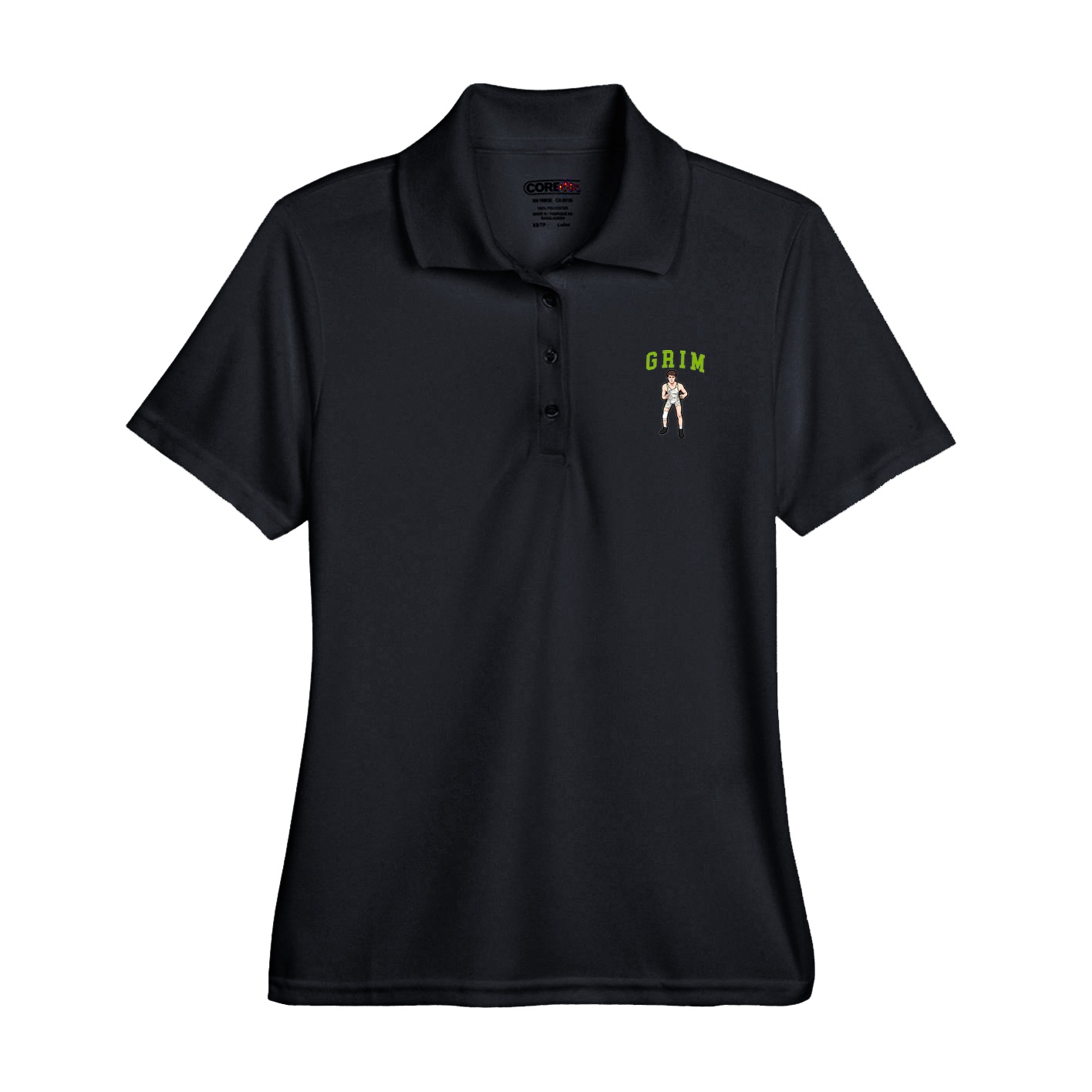 Womens Performance Polo — Shirsey in Black