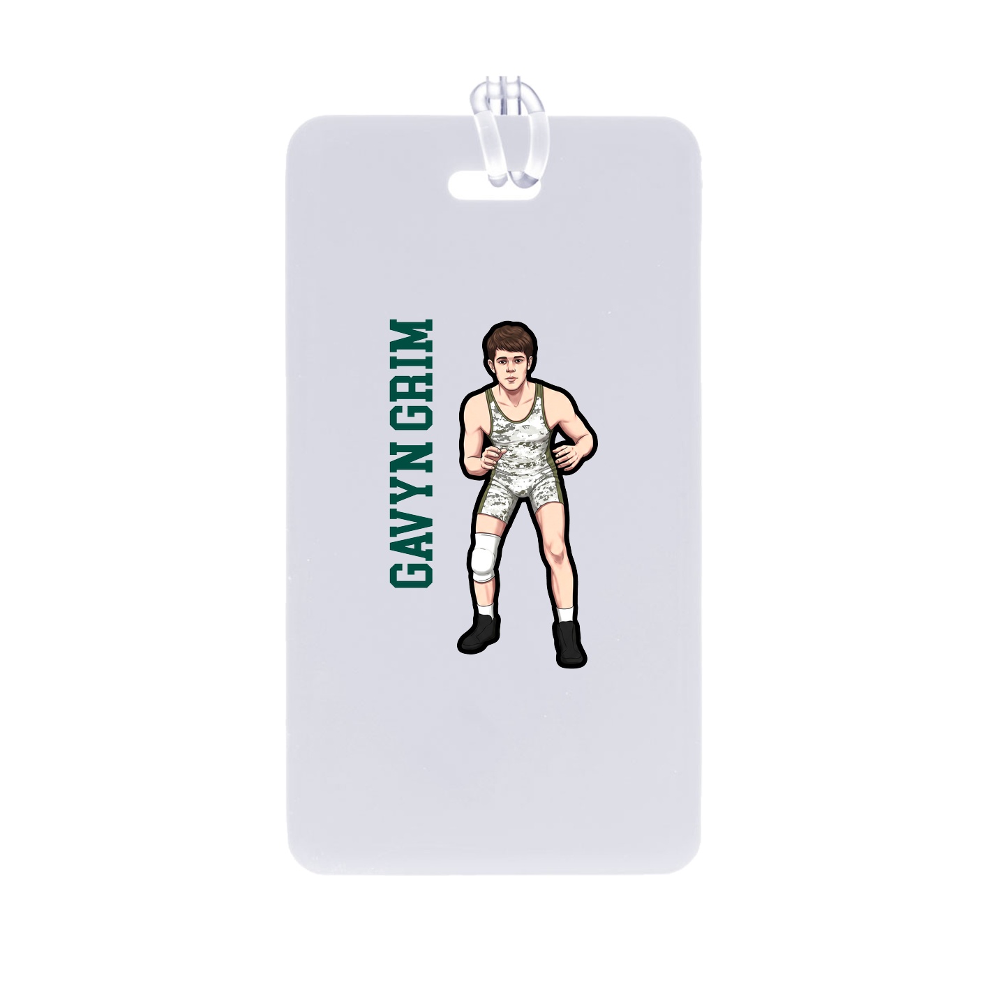 Bag Tag — Name Vertical in Classic