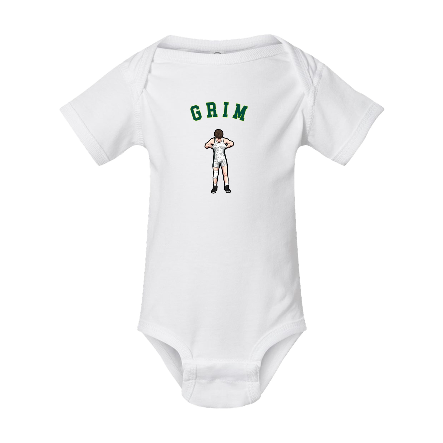 Baby Onesie — Shirsey Arch in White
