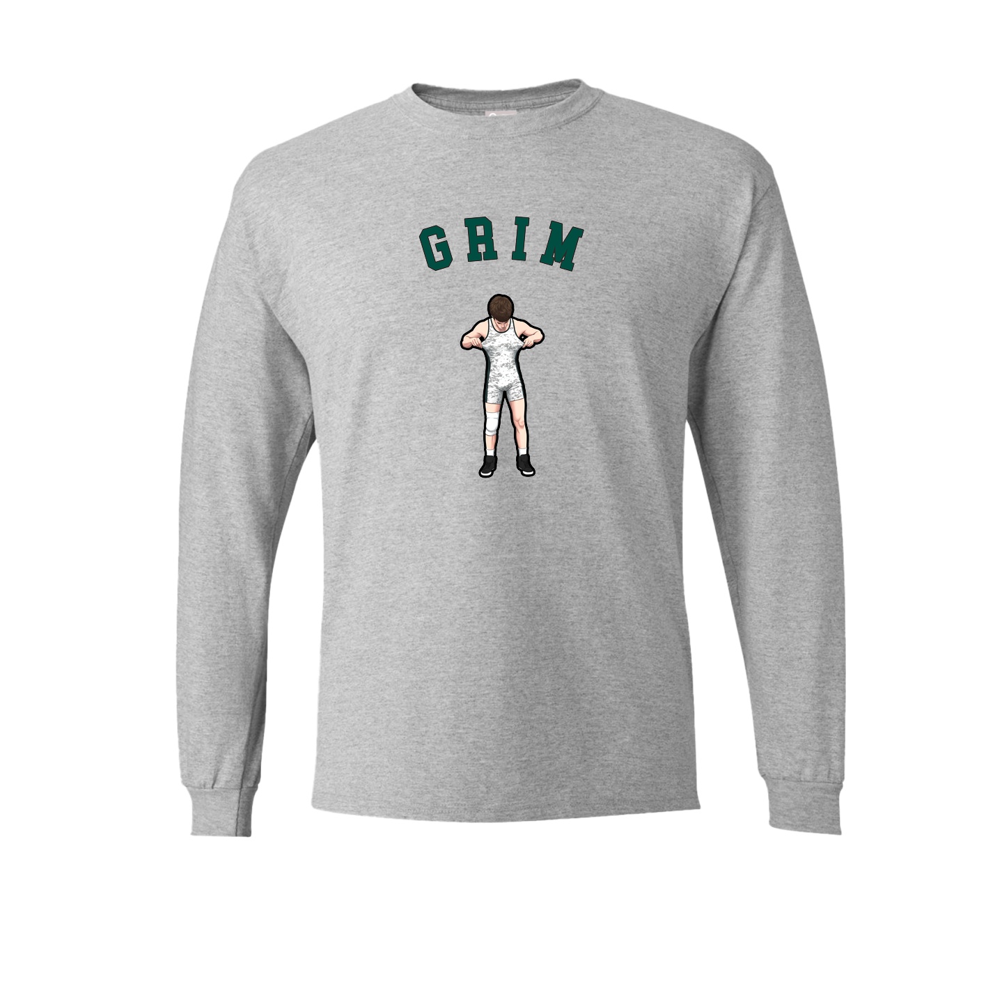 Long Sleeve Tee — Shirsey Arch in Grey