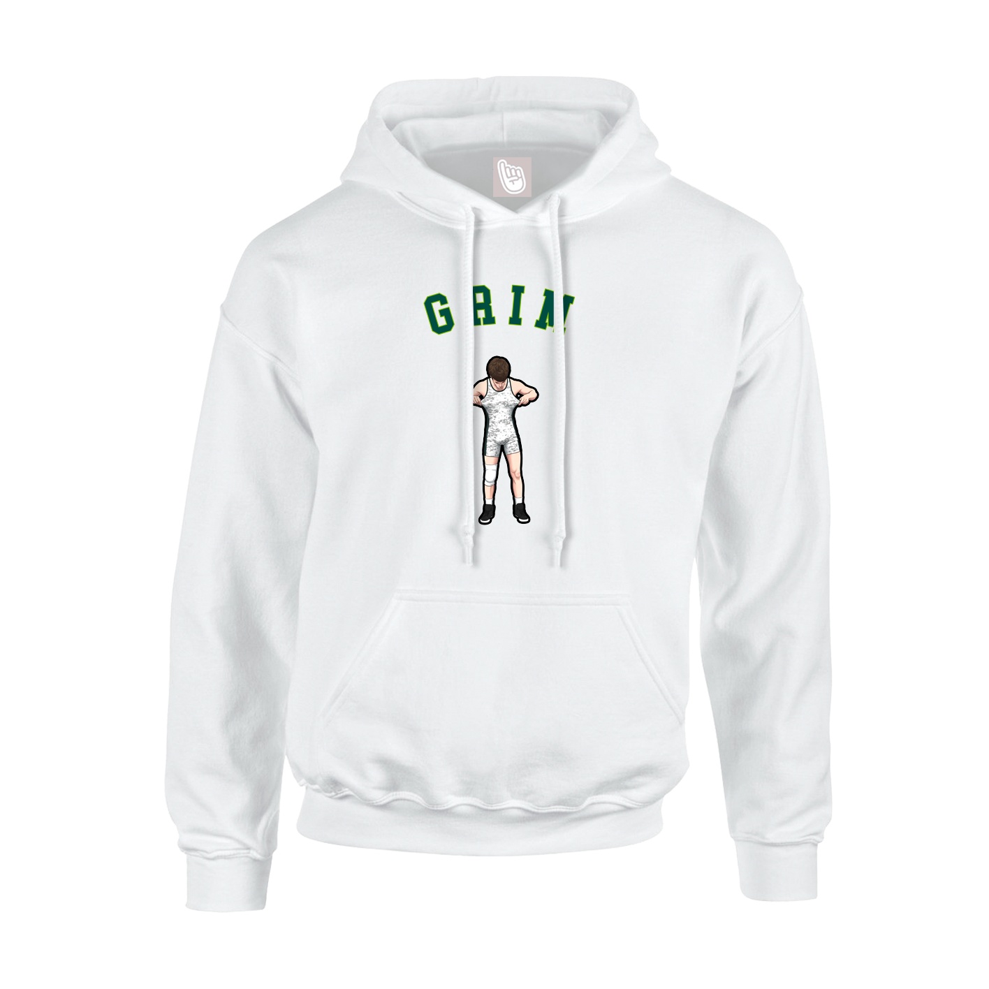 Hoodie — Shirsey Arch in White