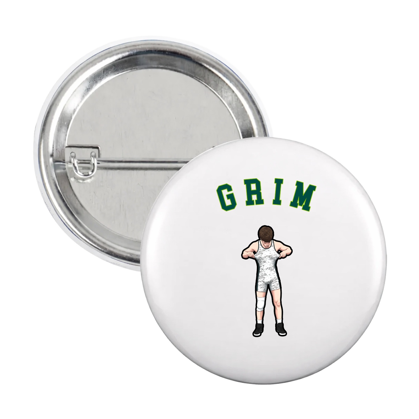 Game Day Button — Shirsey Arch in White