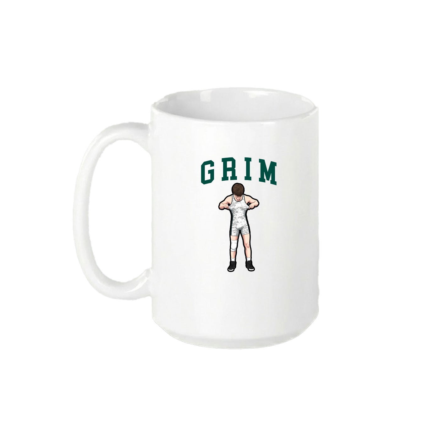 15oz Coffee Mug — Shirsey in White
