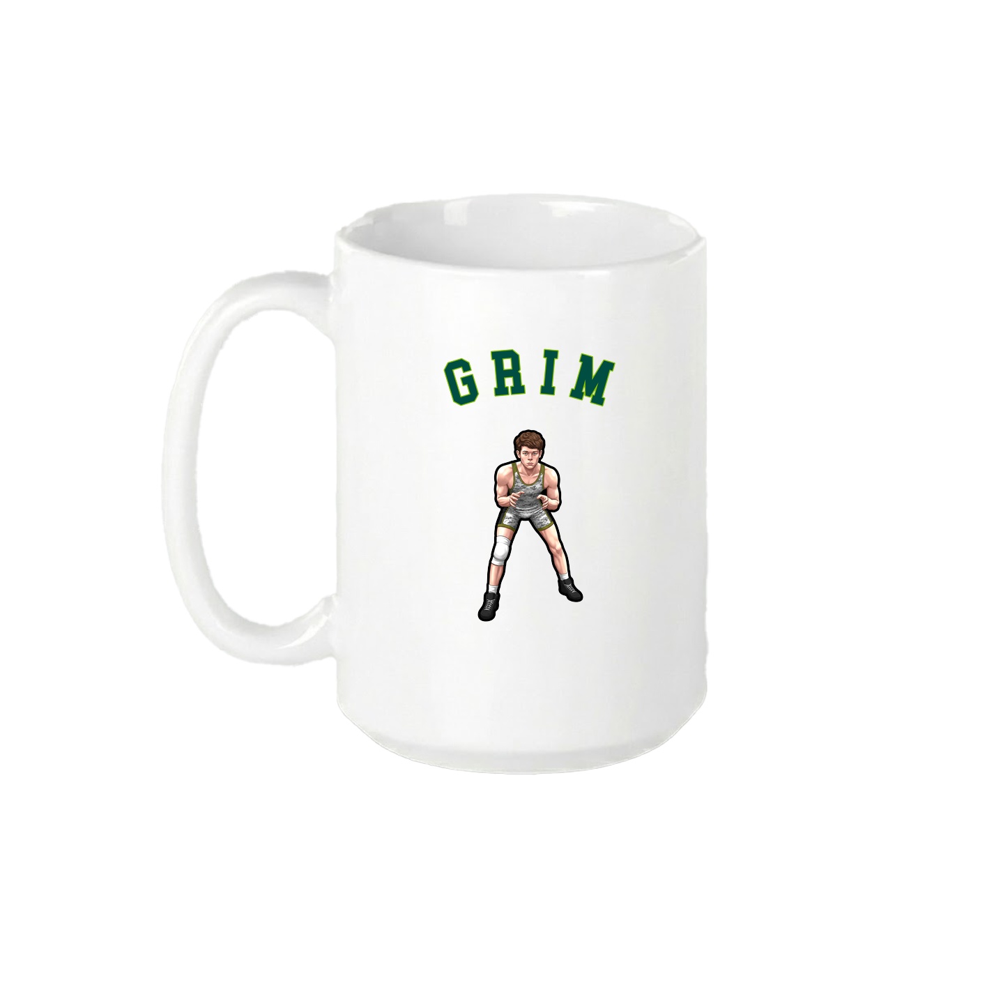 15oz Coffee Mug — Shirsey Arch in White