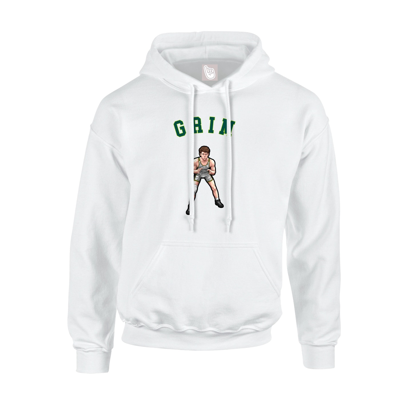Hoodie — Shirsey Arch in White