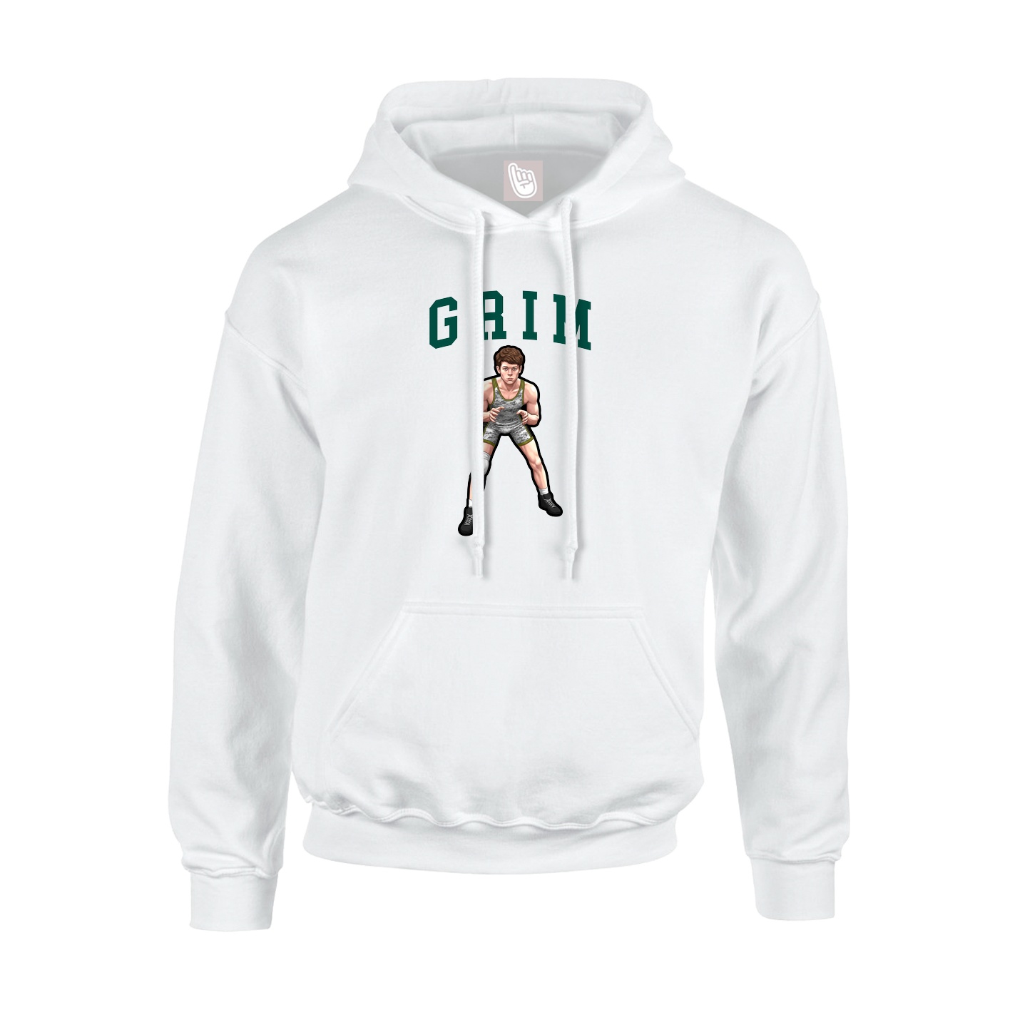 Hoodie — Shirsey in White