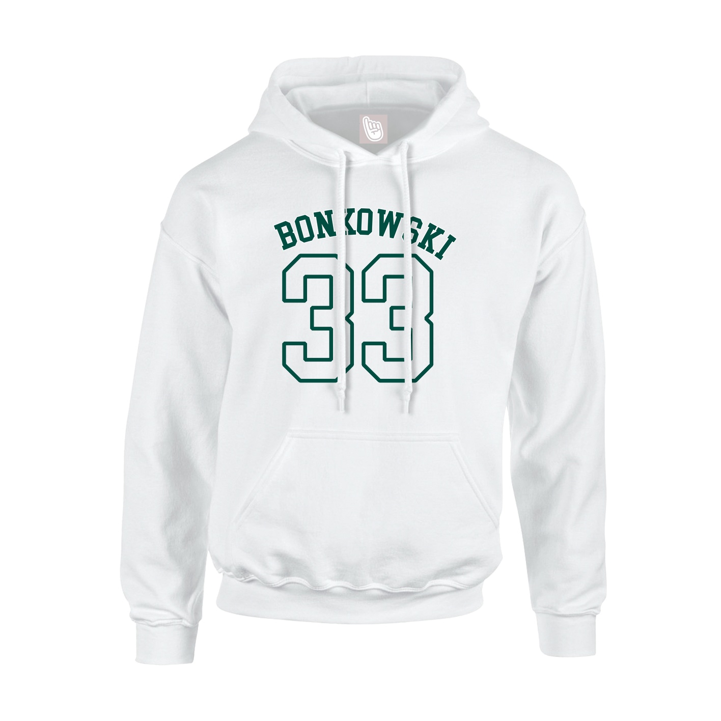 Youth Hoodie — Shirsey Arch in White