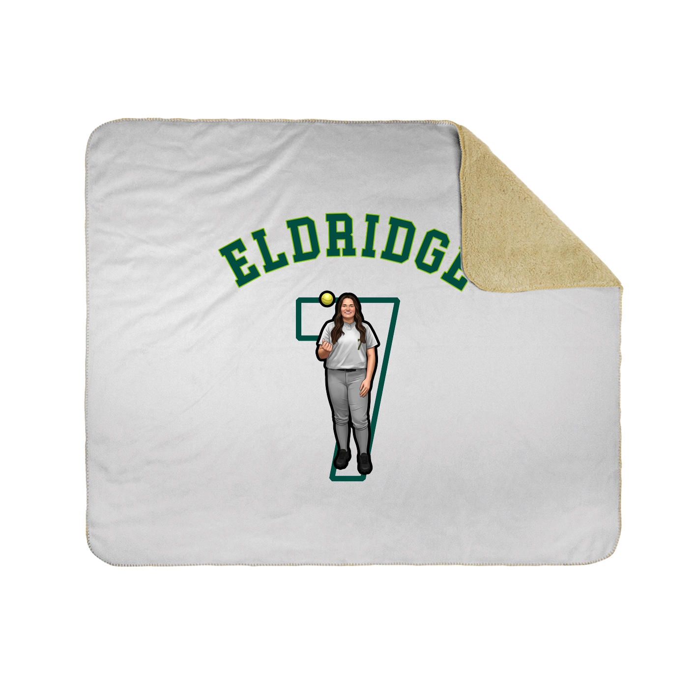 Throw Blanket — Shirsey Arch in White