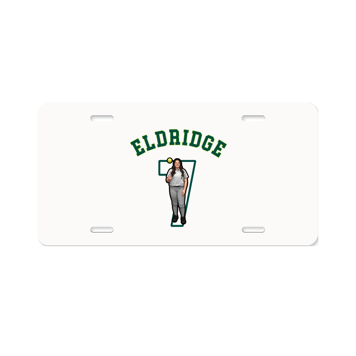 License Plate — Shirsey Arch in Classic