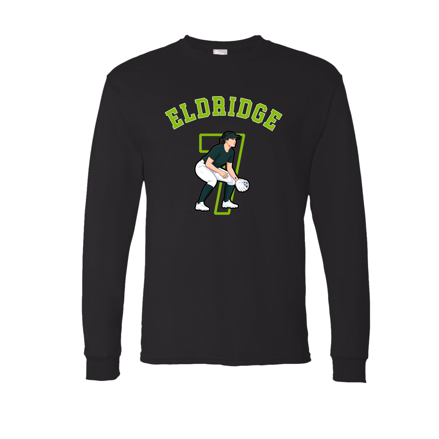 Long Sleeve Tee — Shirsey Arch in Black