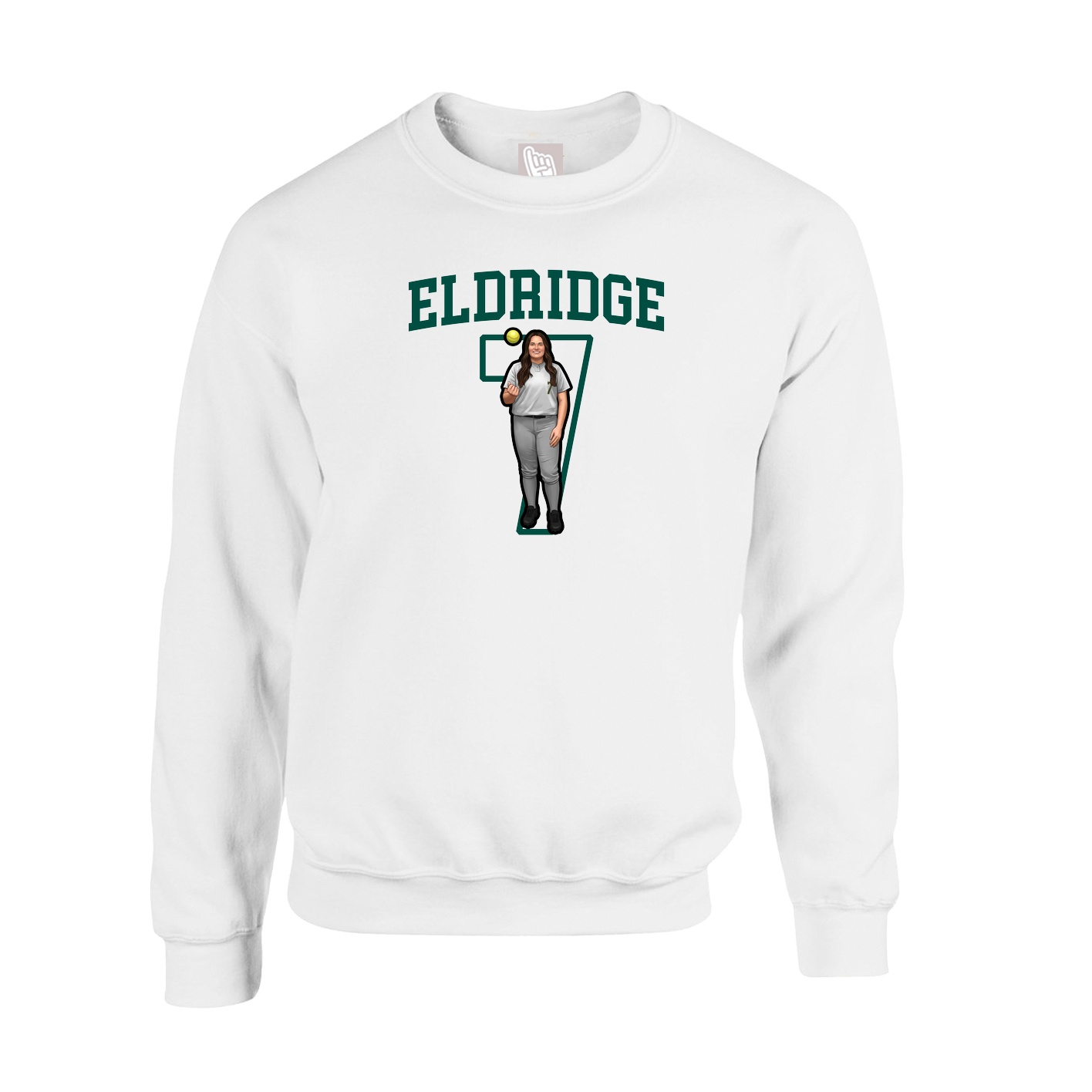 Fleece Crew — Shirsey in White