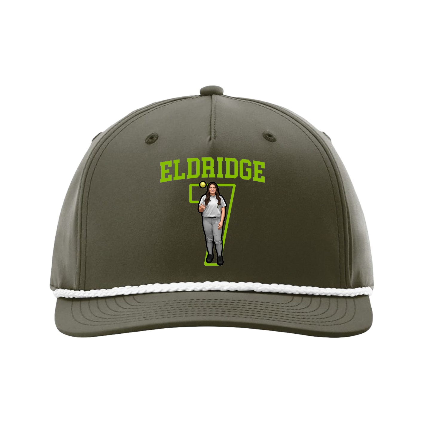 Five-Panel Classic Rope Cap — Shirsey in Green