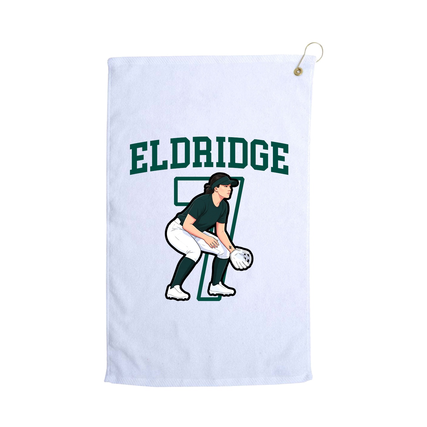 Golf Towel — Shirsey in White