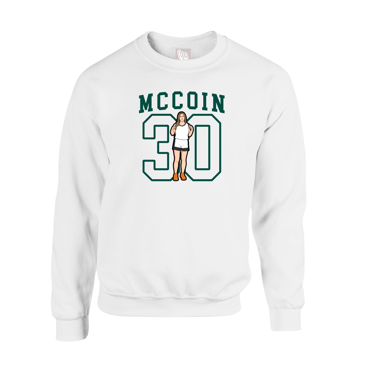 Fleece Crew — Shirsey in White