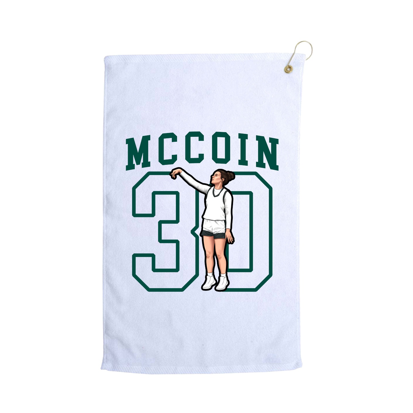 Golf Towel — Shirsey in White