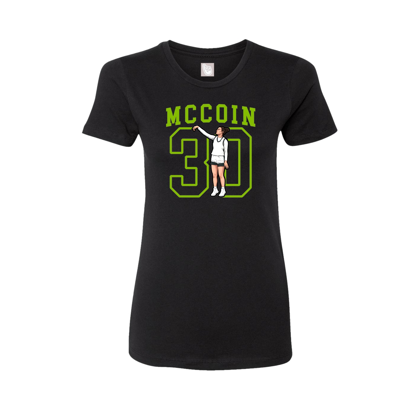 Fitted Women's Tee — Shirsey in Black