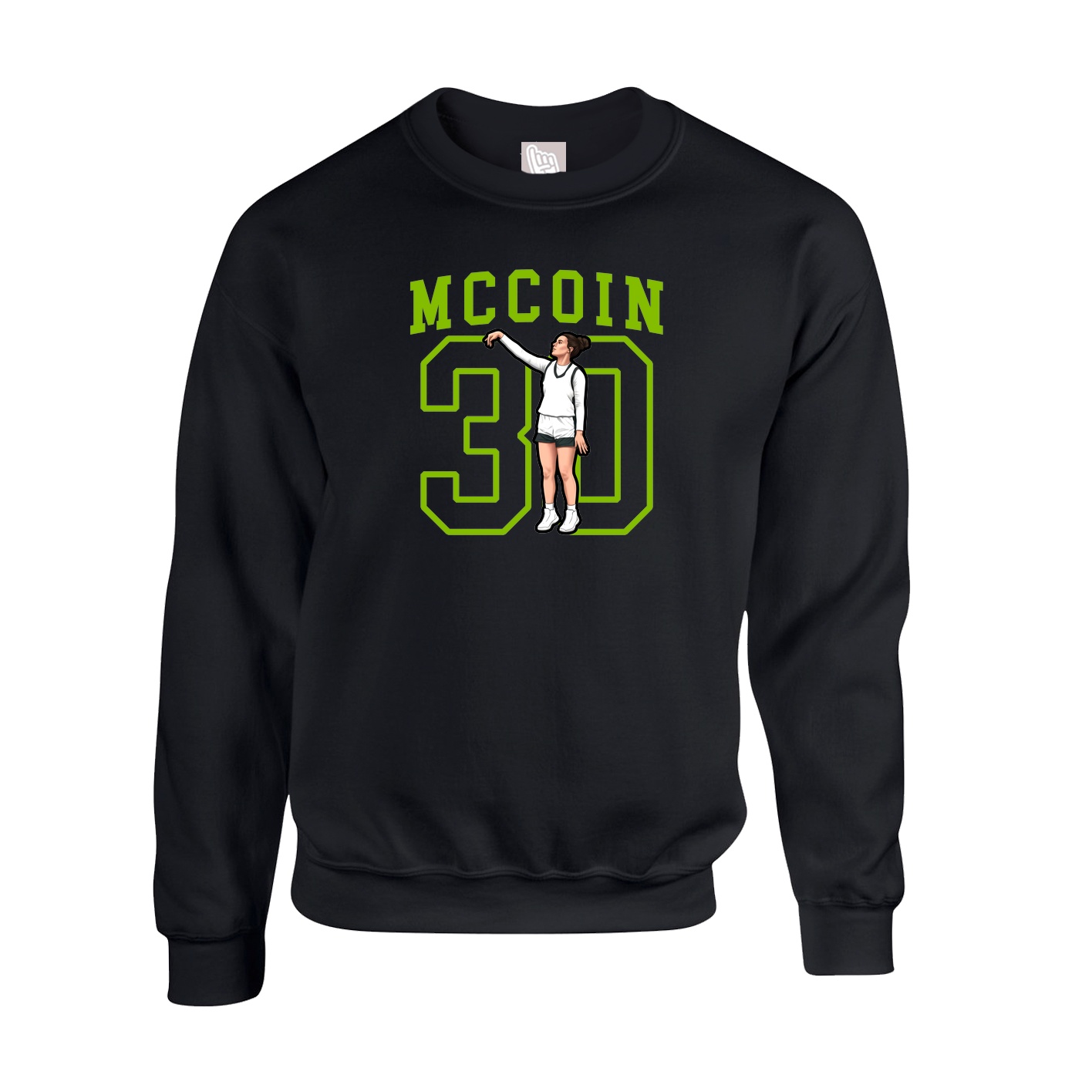 Fleece Crew — Shirsey in Black
