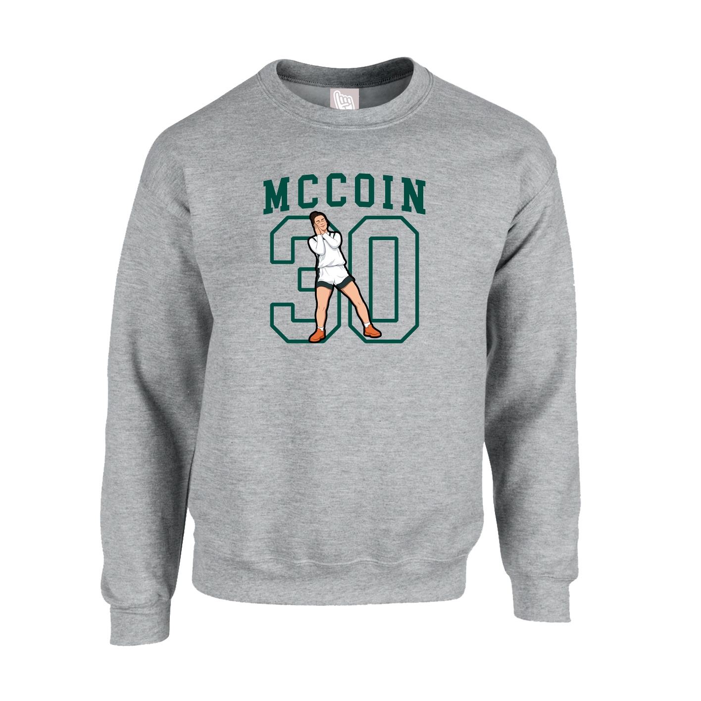 Fleece Crew — Shirsey in Grey
