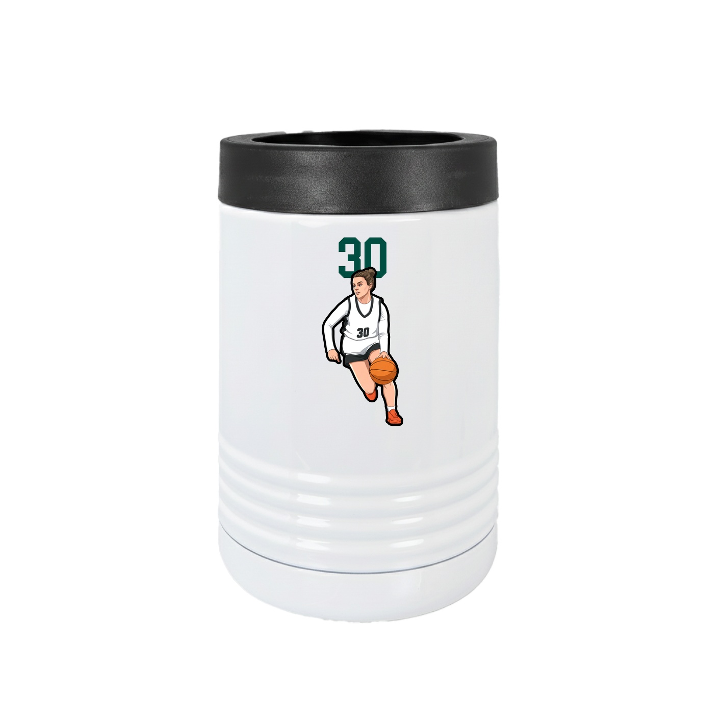 Beverage Holder — Number Top in White