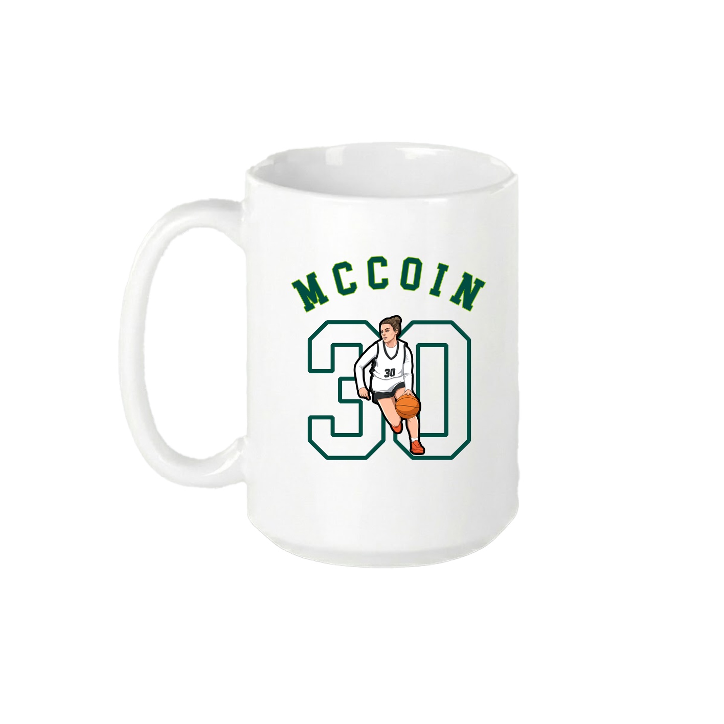 15oz Coffee Mug — Shirsey Arch in White