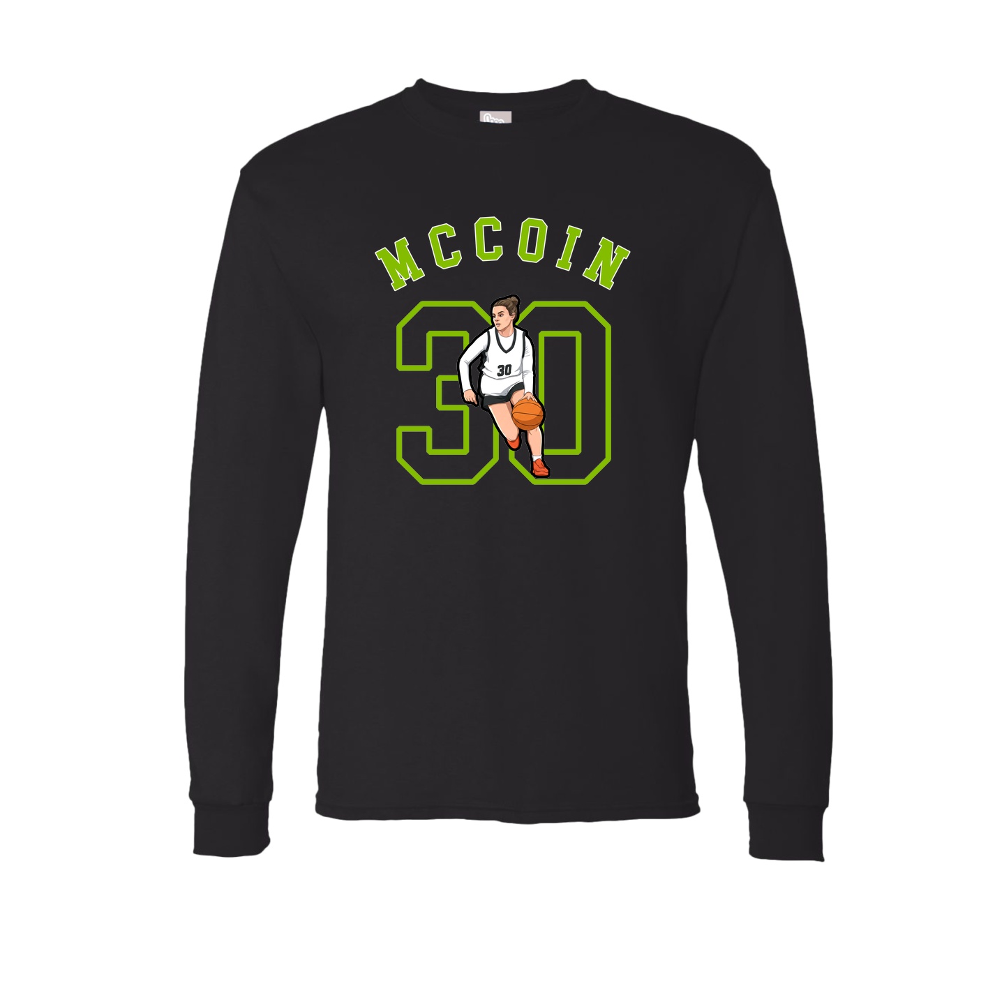 Long Sleeve Tee — Shirsey Arch in Black