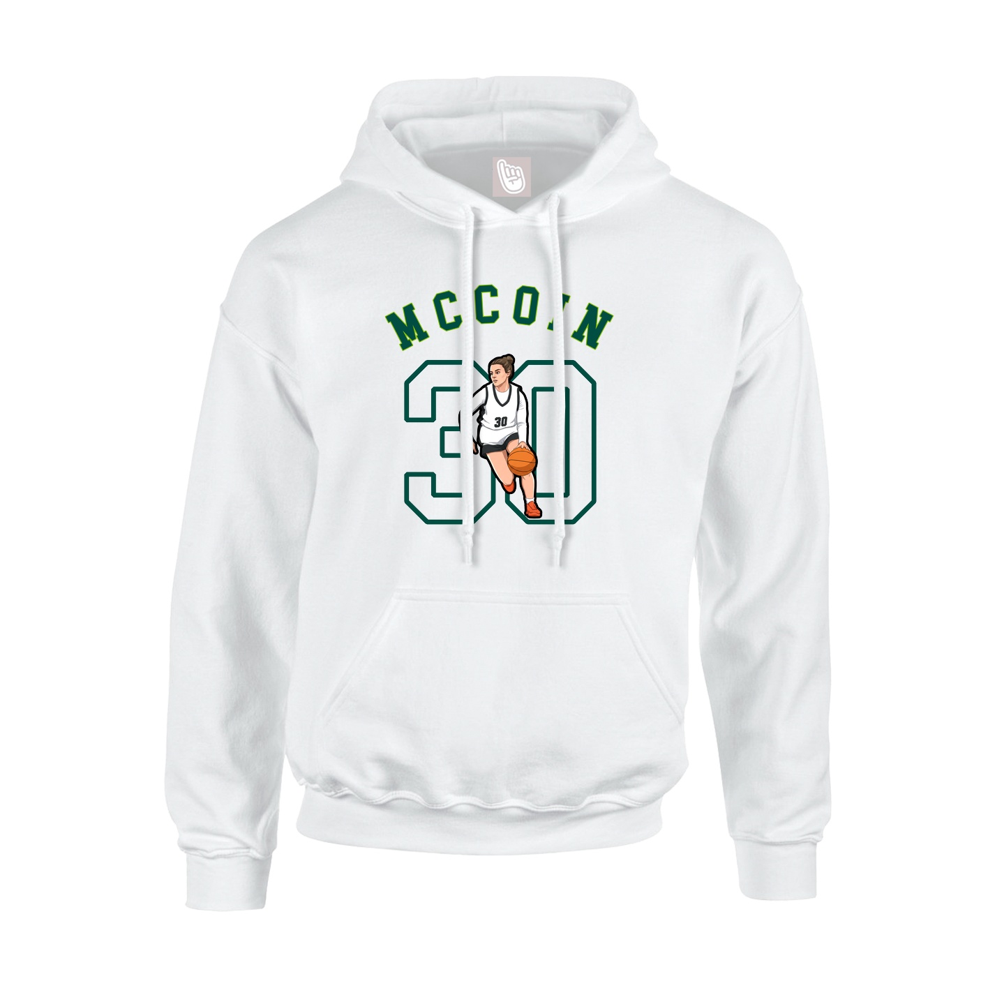 Hoodie — Shirsey Arch in White