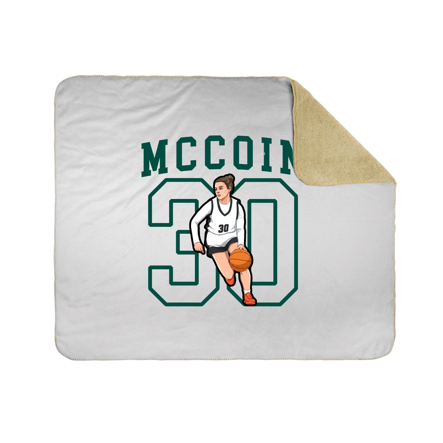 Throw Blanket — Shirsey in White